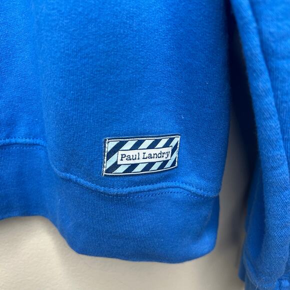 MAINE Pullover Sweatshirt Blue M/L Coastal Travel Crew Neck Nautical Preppy - Picture 6 of 11